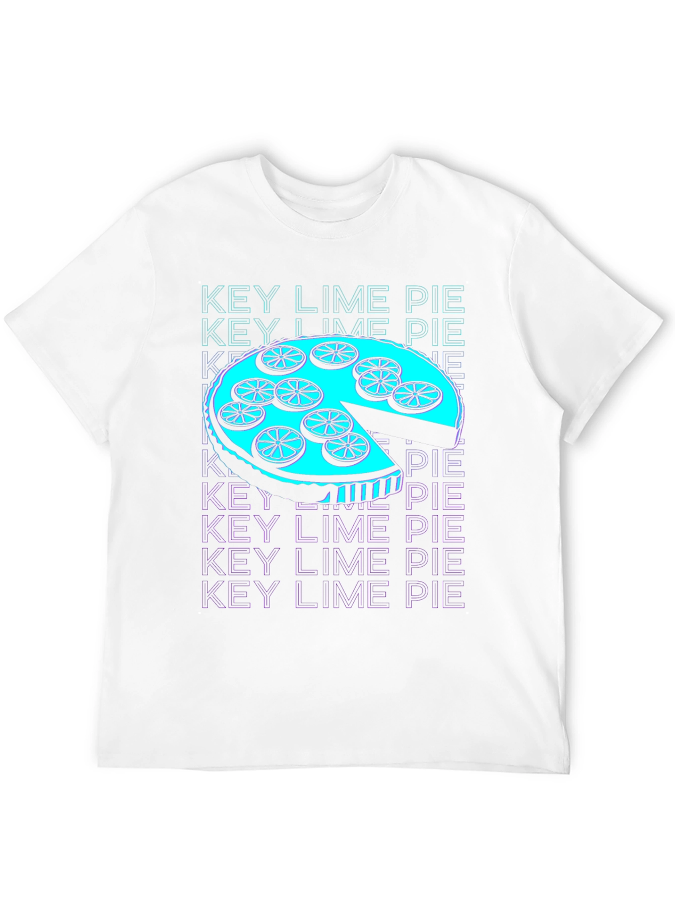 Key Lime Pie Graphic Tee - Fun Foodie T-Shirt