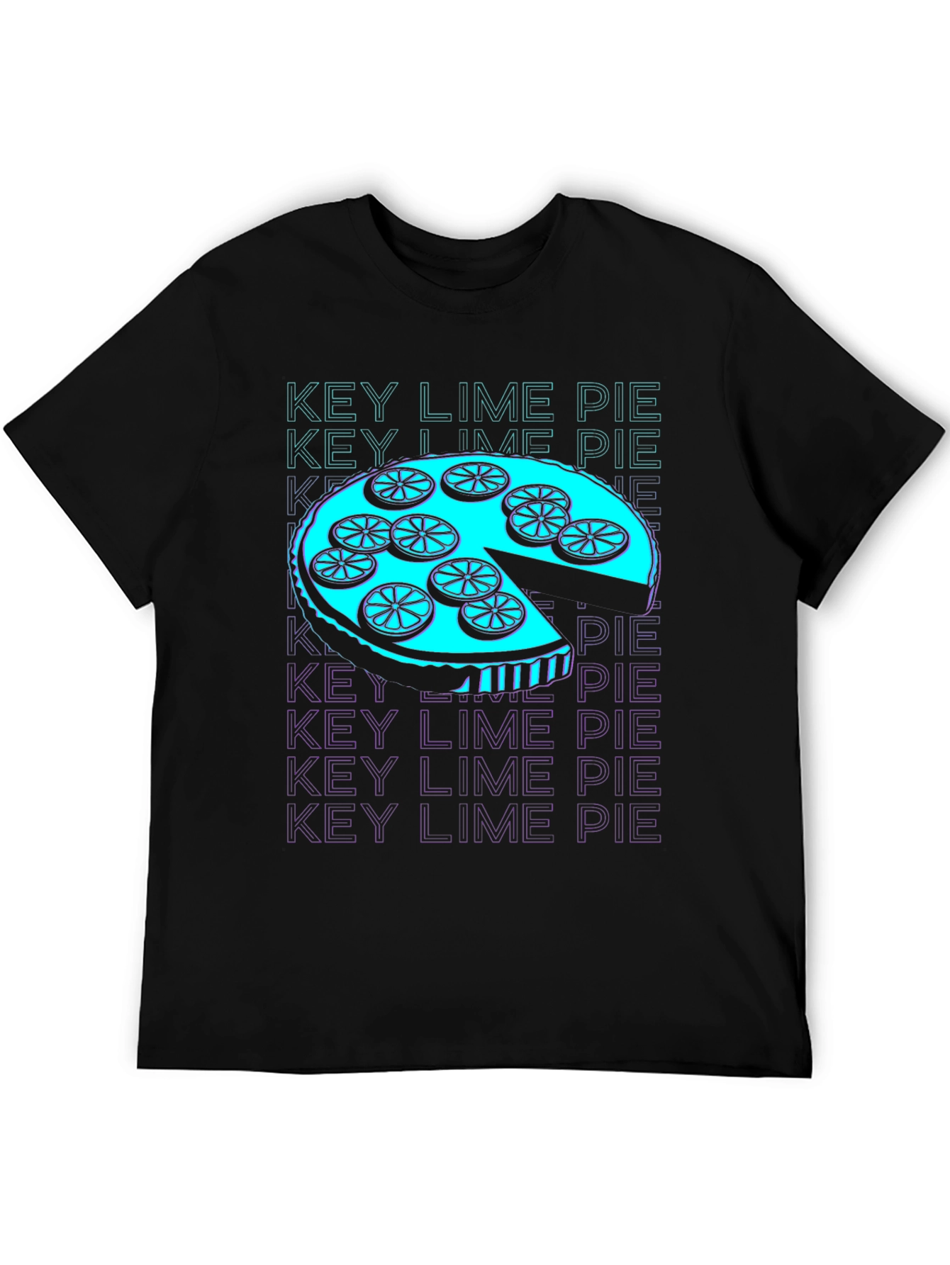 Key Lime Pie Graphic Tee - Fun Foodie T-Shirt