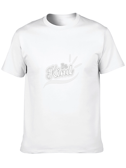 Be Kind Graphic Tee - Black Cotton T-Shirt