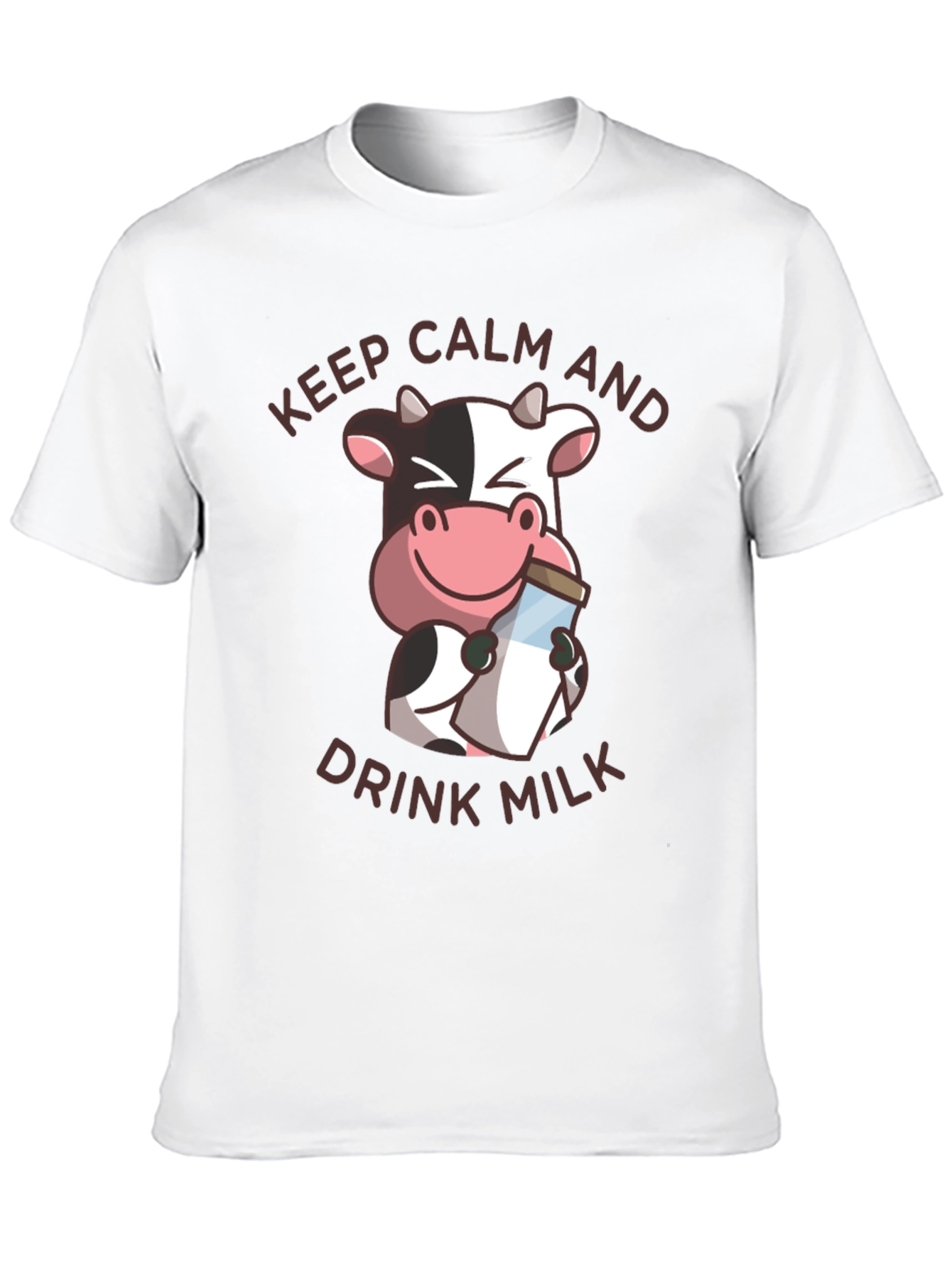 Keep Calm and Drink Milk Cow T-Shirt