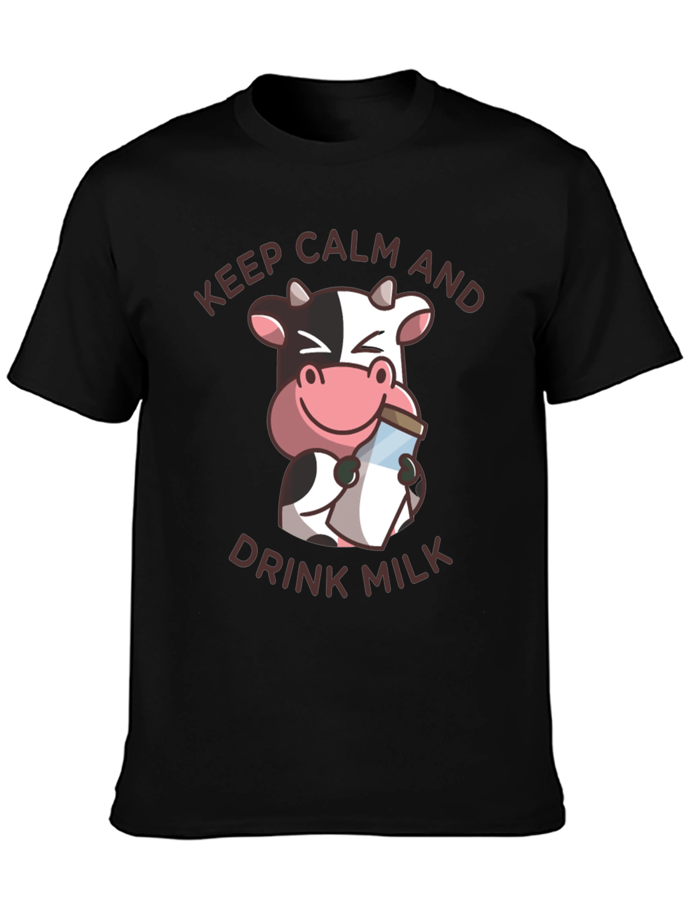Keep Calm and Drink Milk Cow T-Shirt