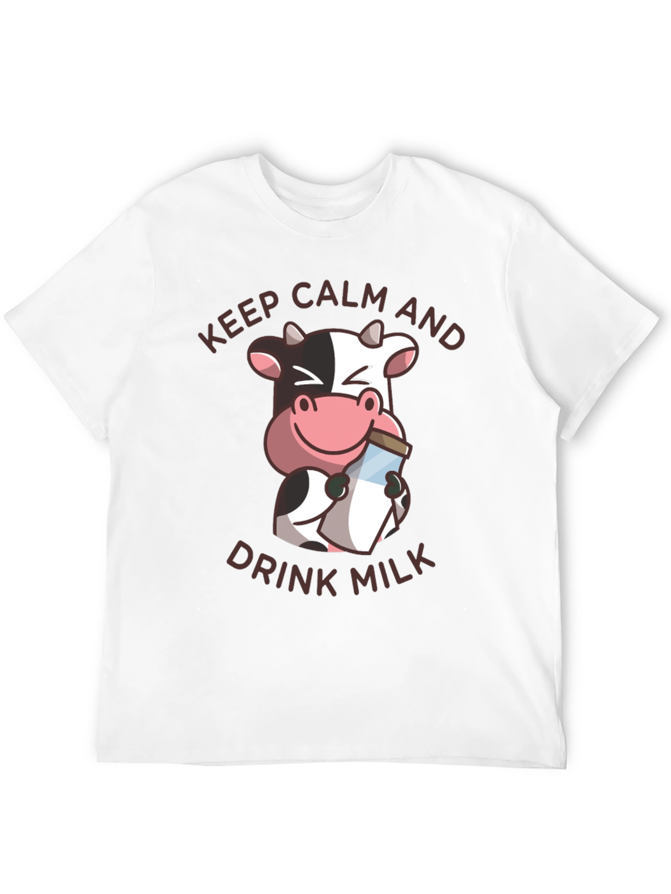 Keep Calm and Drink Milk Cow T-Shirt