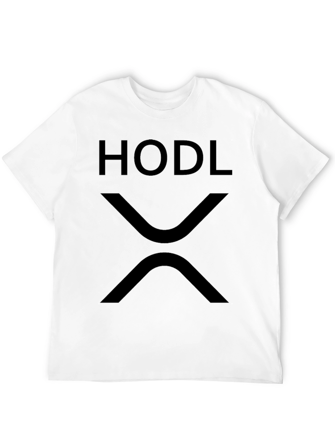 HODL Crypto Tee - Ripple XRP Black T-Shirt