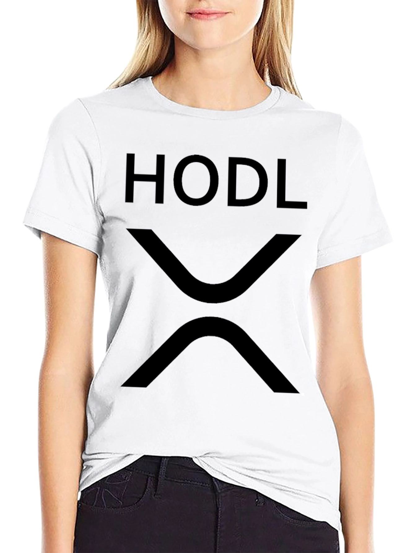 HODL Crypto Tee - Ripple XRP Black T-Shirt