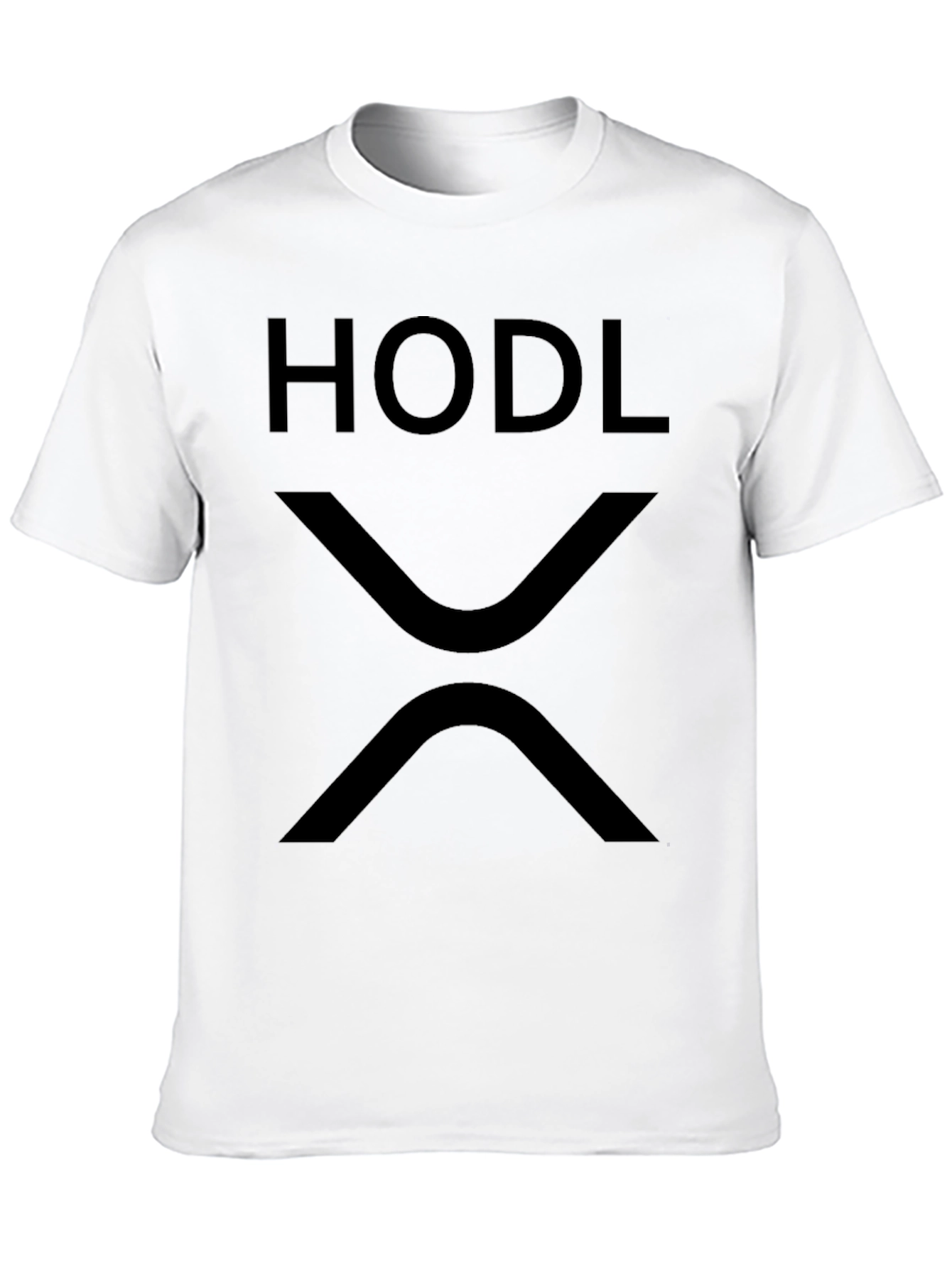 HODL Crypto Tee - Ripple XRP Black T-Shirt