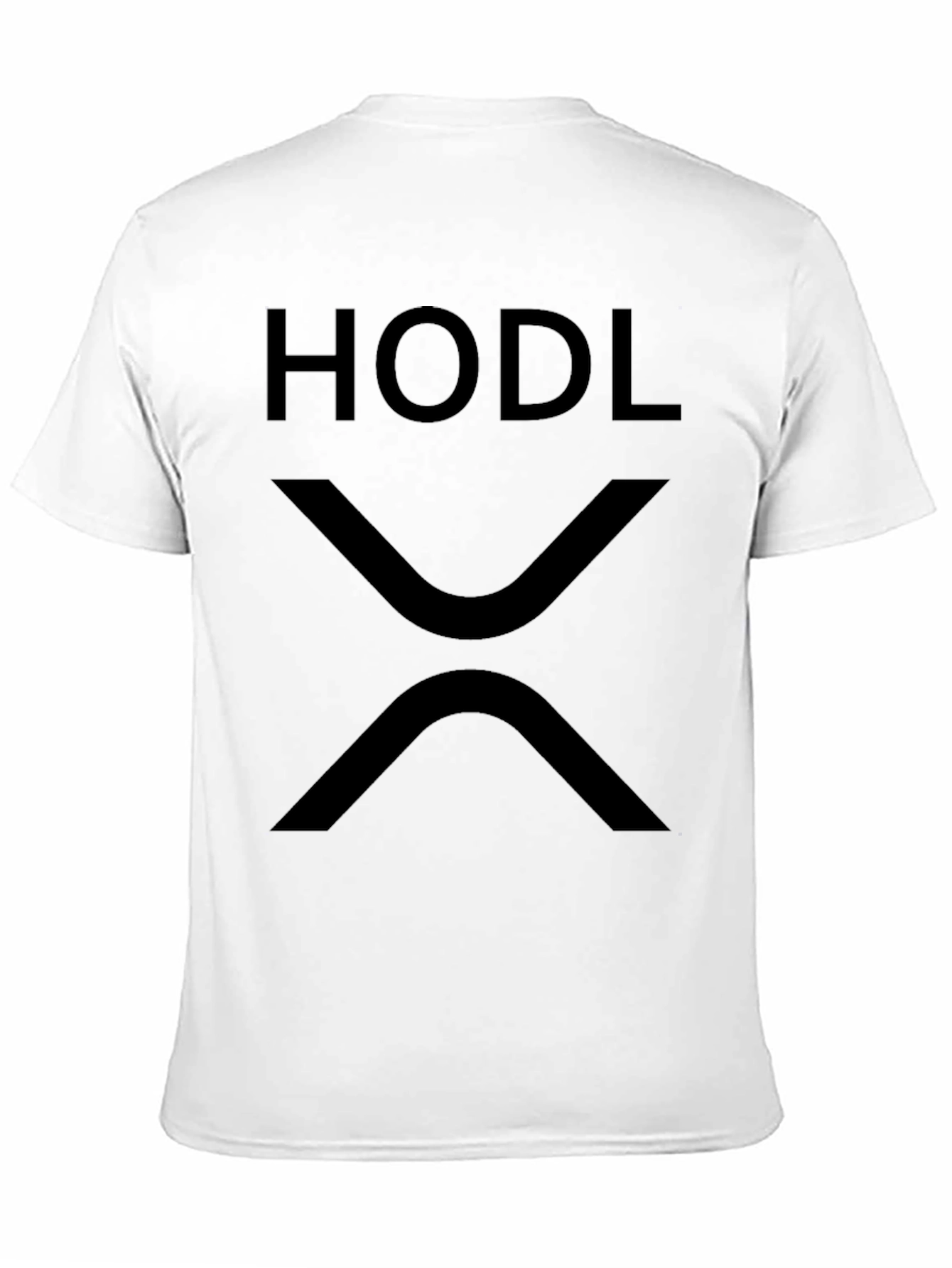 HODL Crypto Tee - Ripple XRP Black T-Shirt