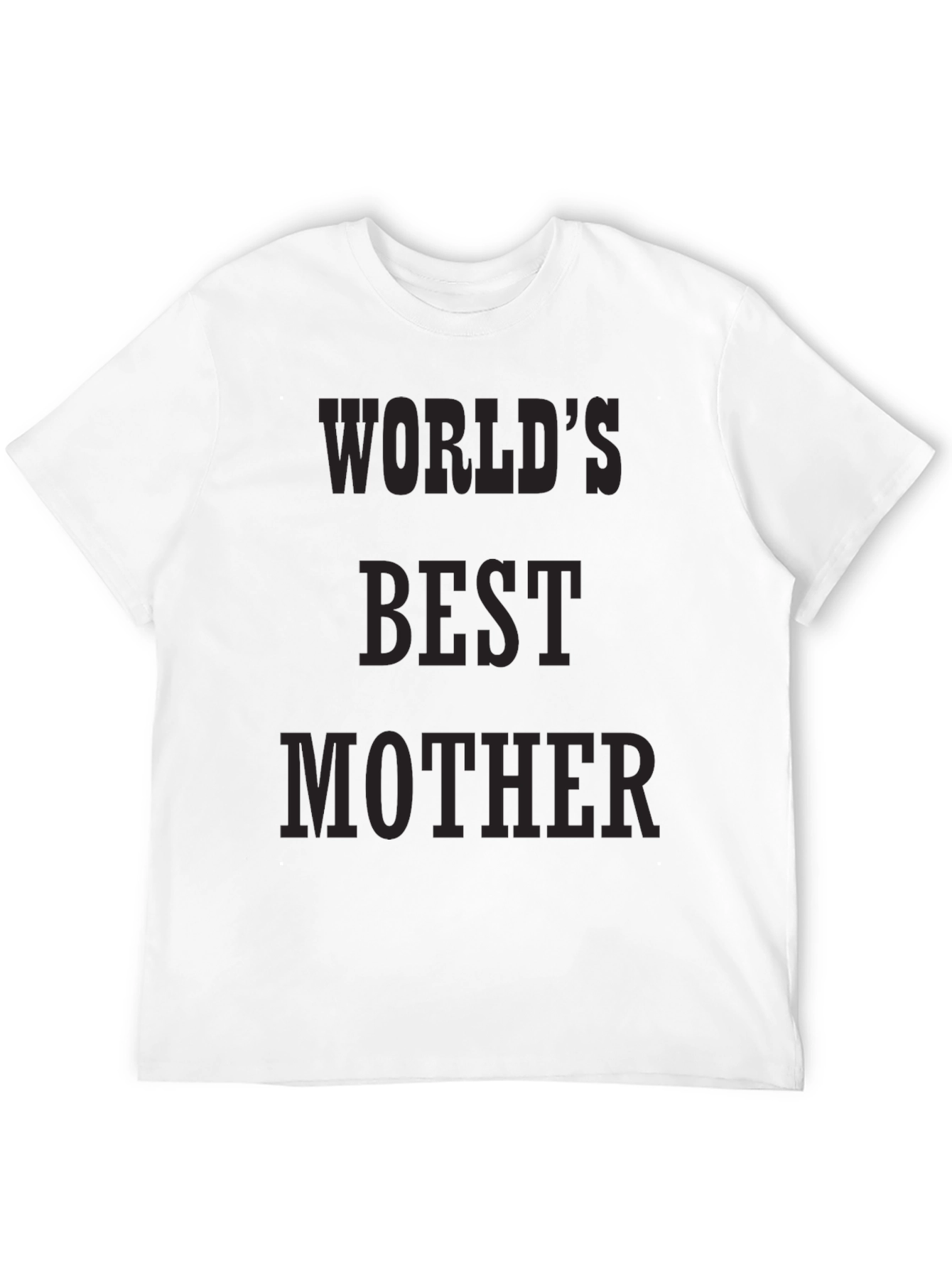 Worlds Best Mother Graphic Tee - Black