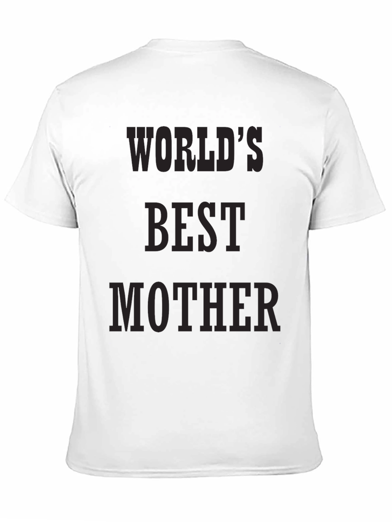 Worlds Best Mother Graphic Tee - Black