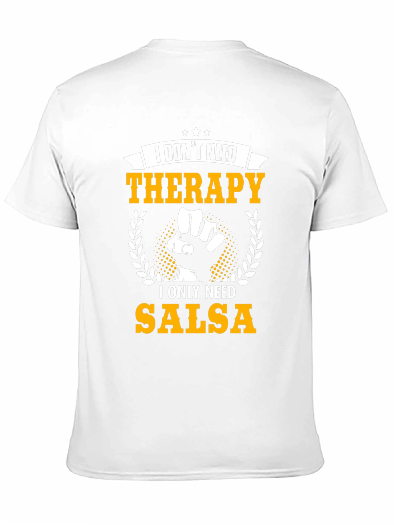 Salsa Therapy Graphic Tee - Black Cotton T-Shirt