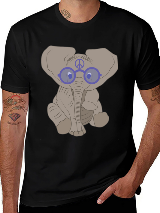 Elephant Peace Sign T-Shirt