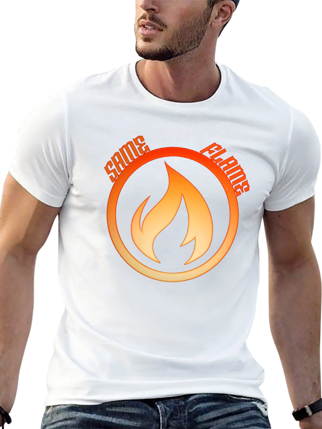 Same Flame T-Shirt - Bold Graphic Tee