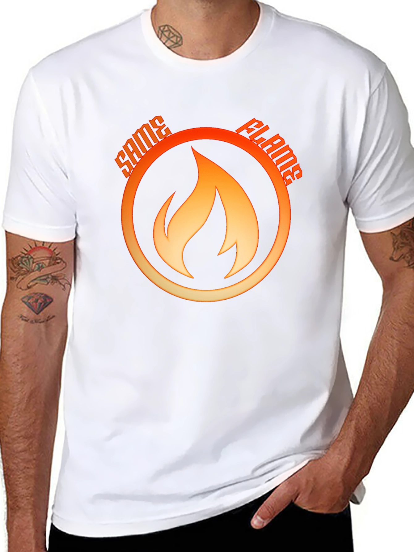 Same Flame T-Shirt - Bold Graphic Tee