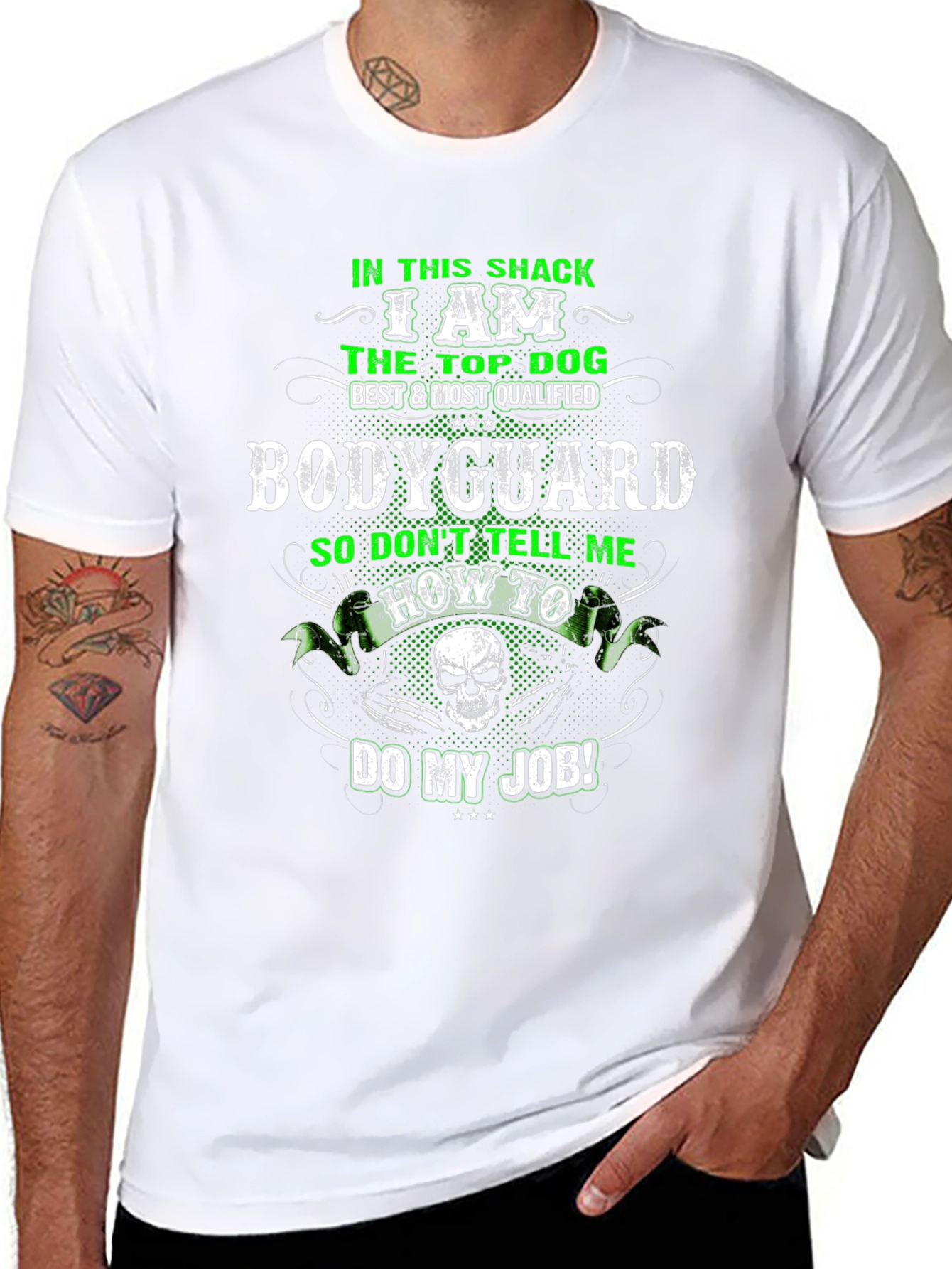 Bodyguard Top Dog Mens Graphic Tee