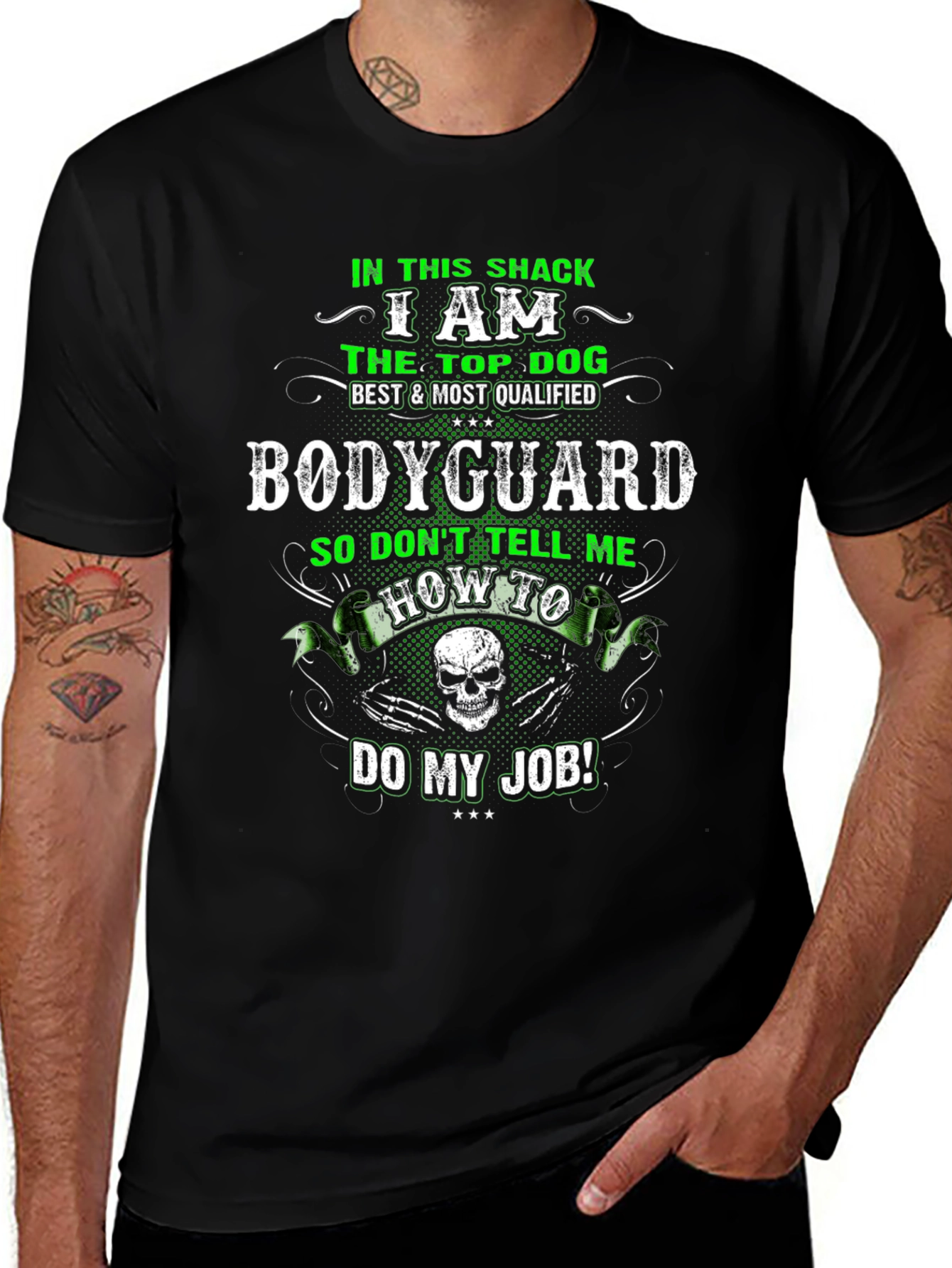 Bodyguard Top Dog Mens Graphic Tee