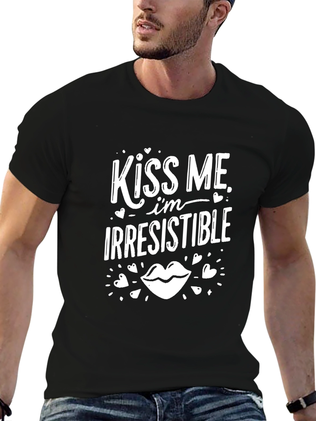 Kiss Me Im Irresistible Graphic Tee