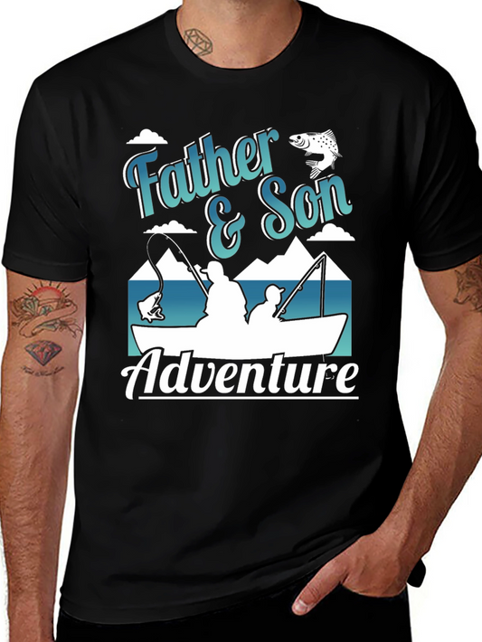 Father & Son Adventure Fishing T-Shirt
