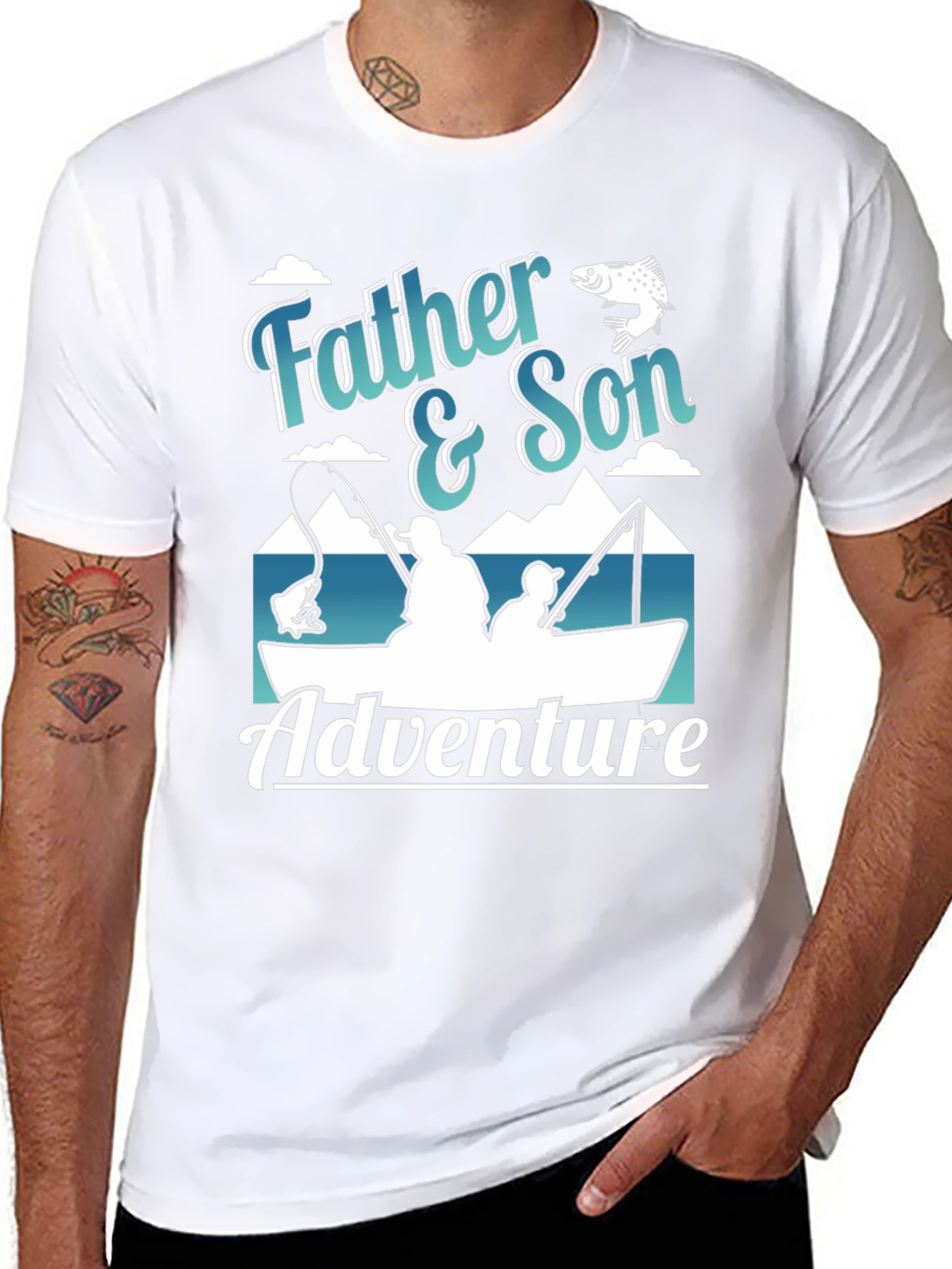 Father & Son Adventure Fishing T-Shirt