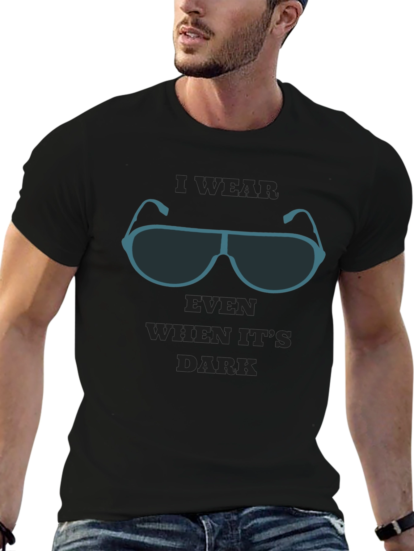 Sunglasses Graphic T-Shirt - Dark Humor Tee