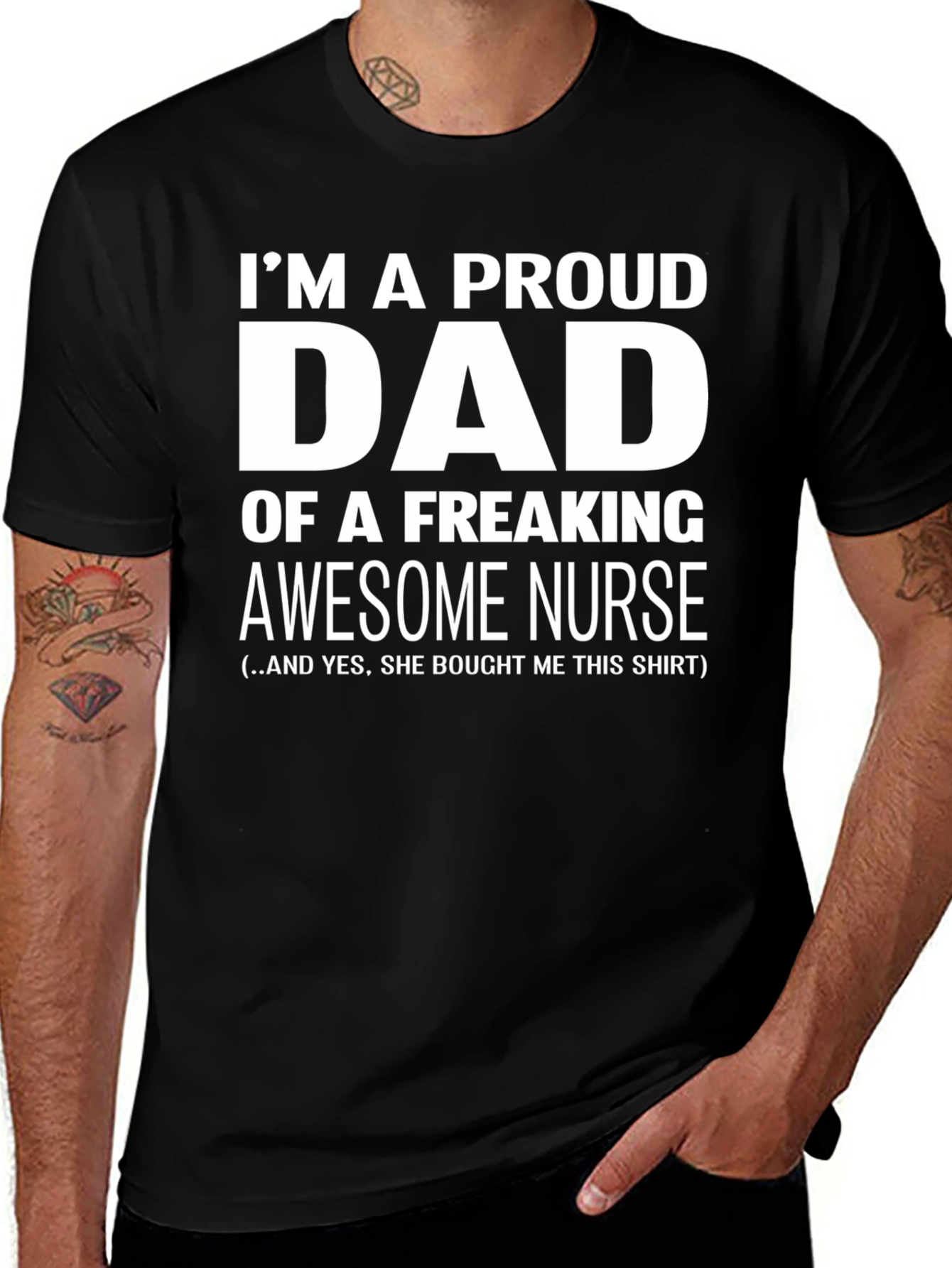 Proud Dad of an Awesome Nurse T-Shirt