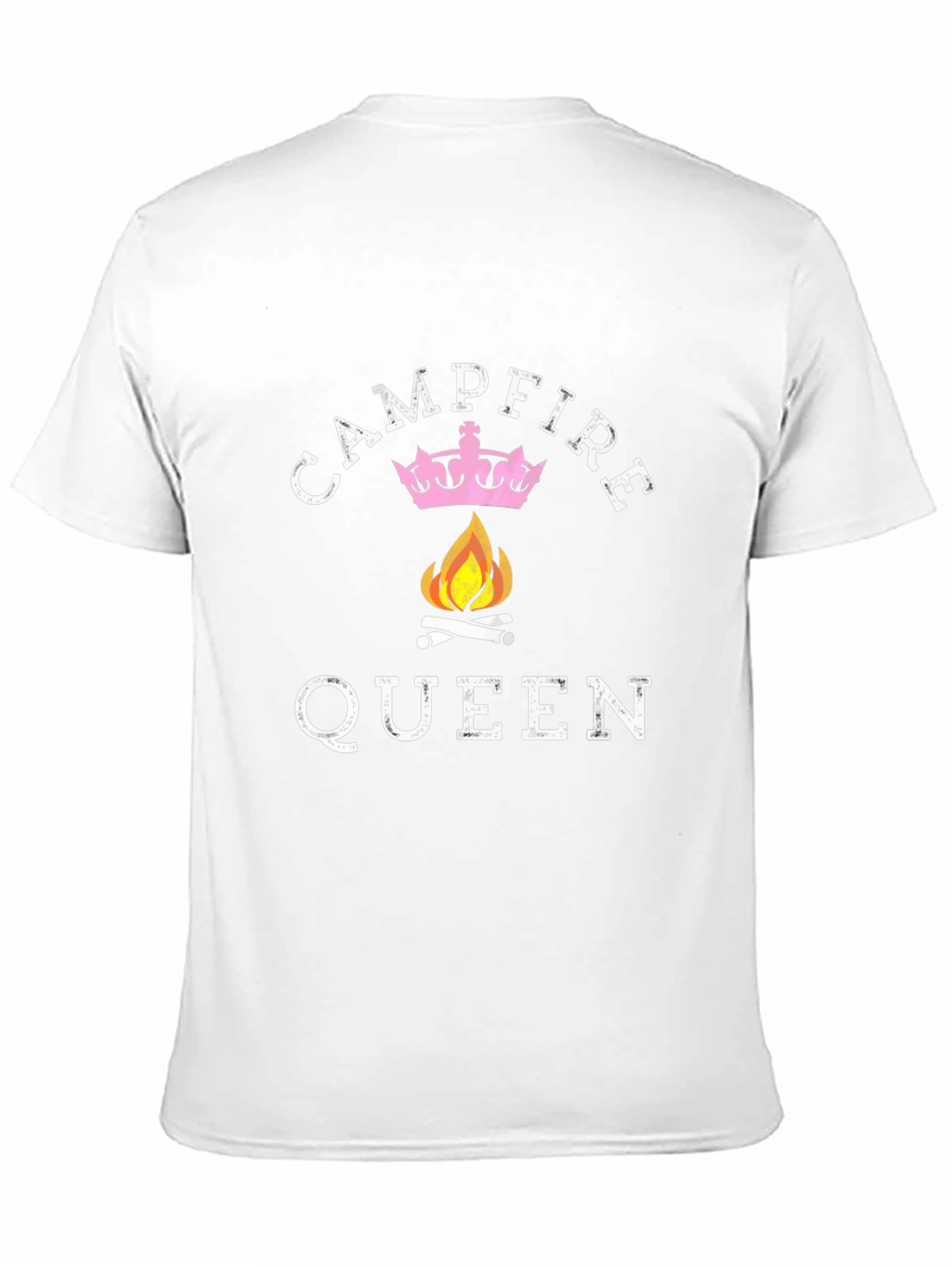 Campfire Queen Graphic T-Shirt - Black