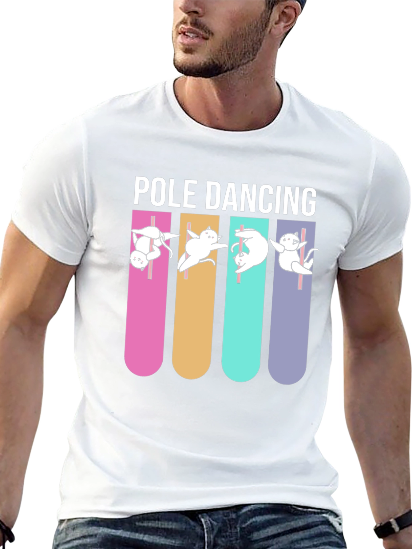 Pole Dancing Cats T-Shirt