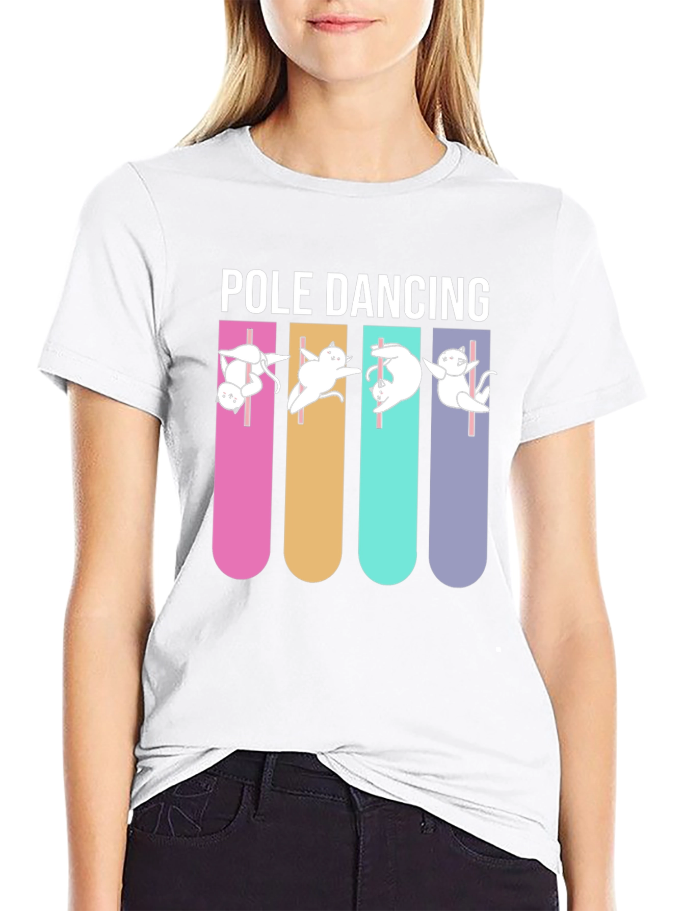 Pole Dancing Cats T-Shirt