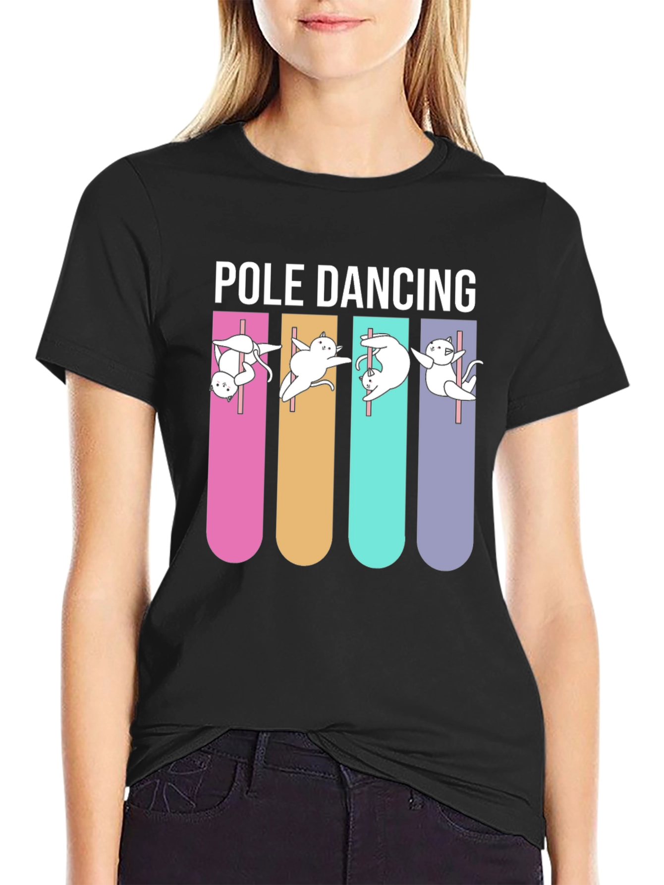 Pole Dancing Cats T-Shirt