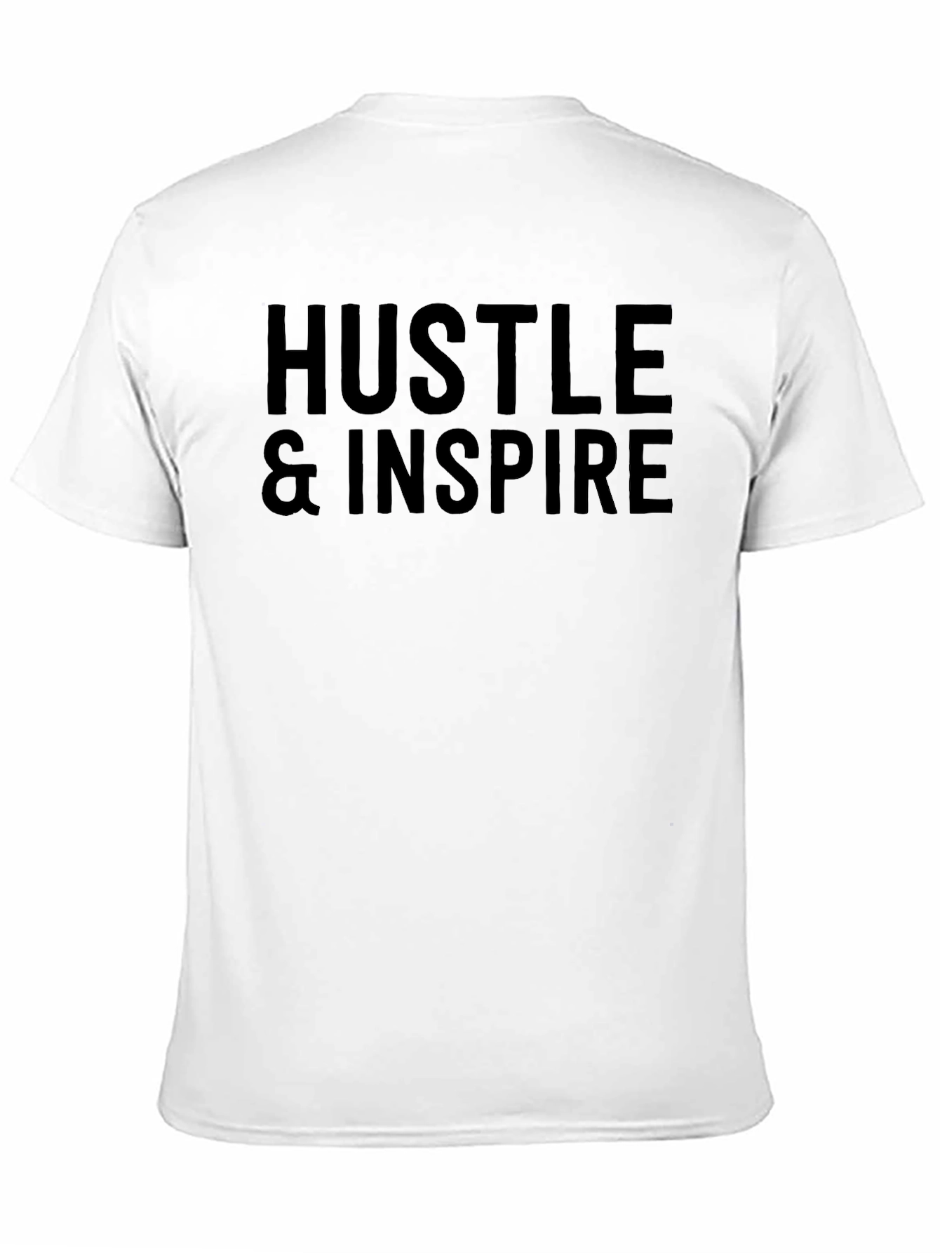 Hustle & Inspire Black Graphic Tee