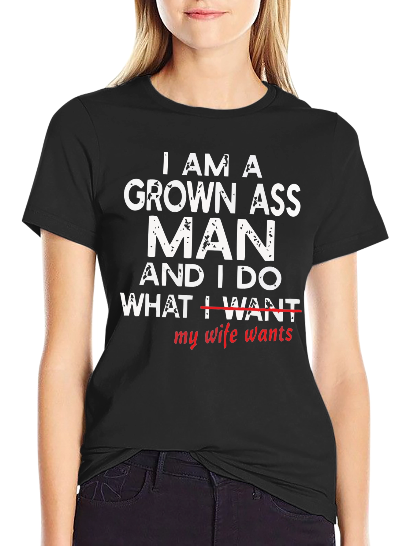 Grown Ass Man - Humorous Graphic T-Shirt