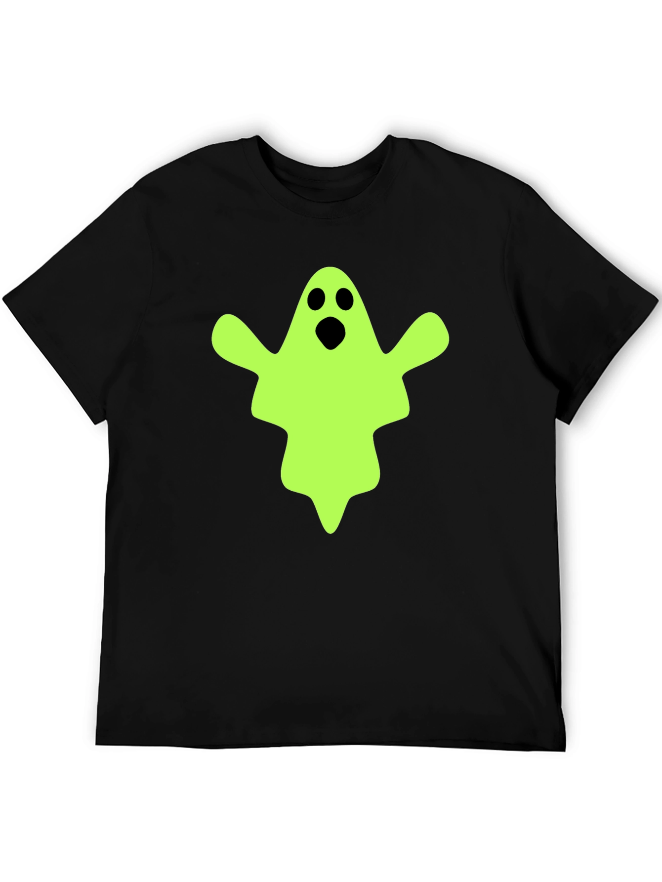 Spooky Ghost Graphic Tee - Halloween Costume T-Shirt