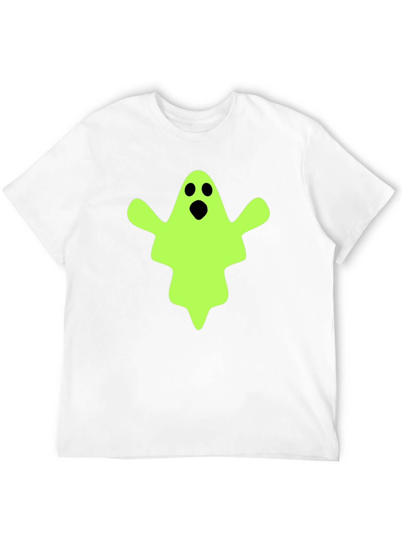 Spooky Ghost Graphic Tee - Halloween Costume T-Shirt
