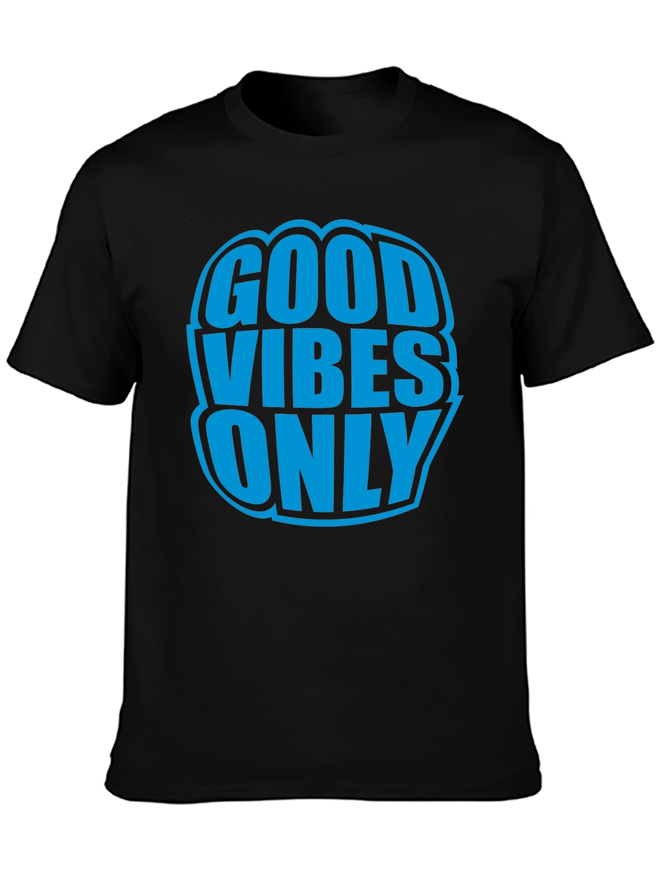 Good Vibes Only Graphic T-Shirt - Black