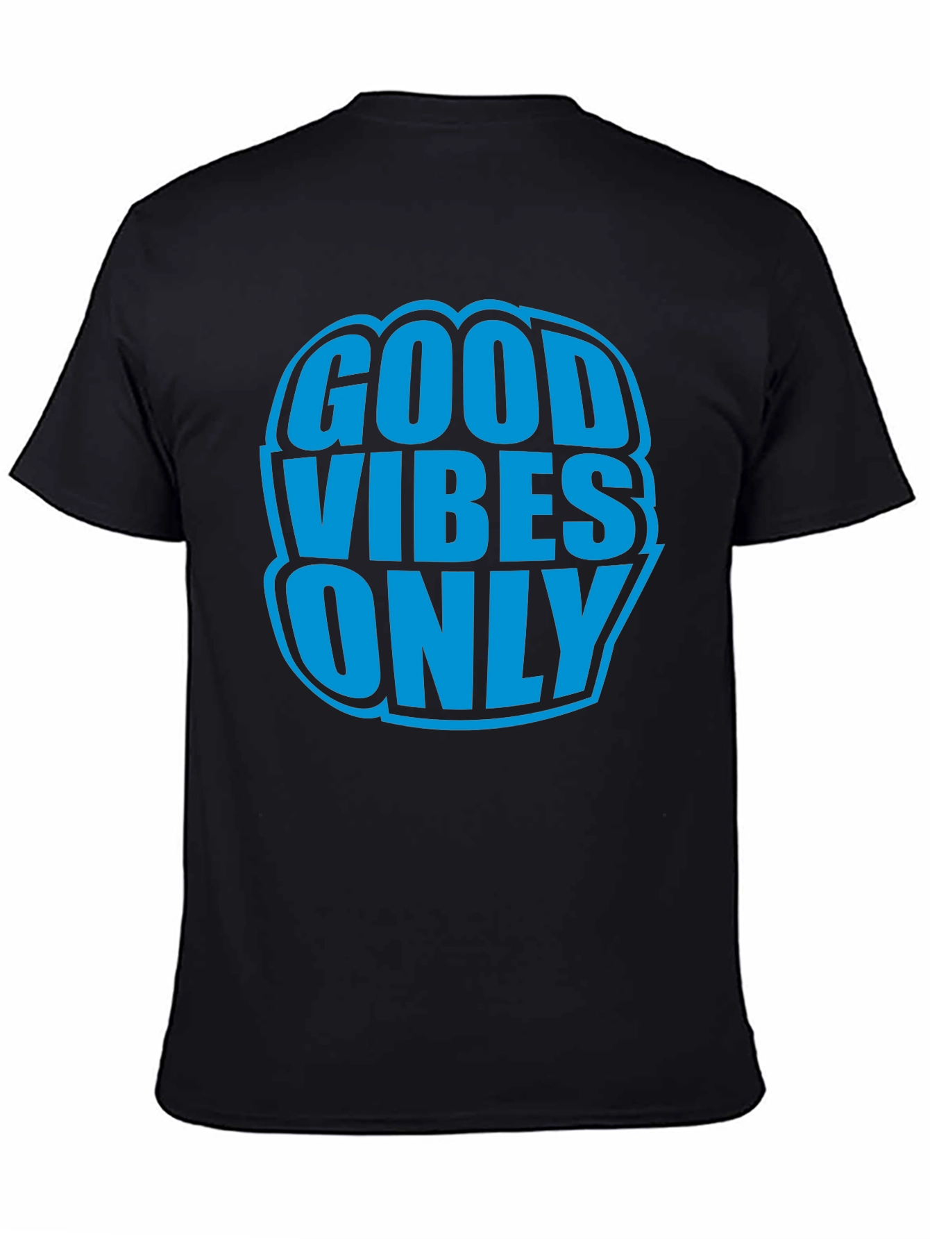 Good Vibes Only Graphic T-Shirt - Black