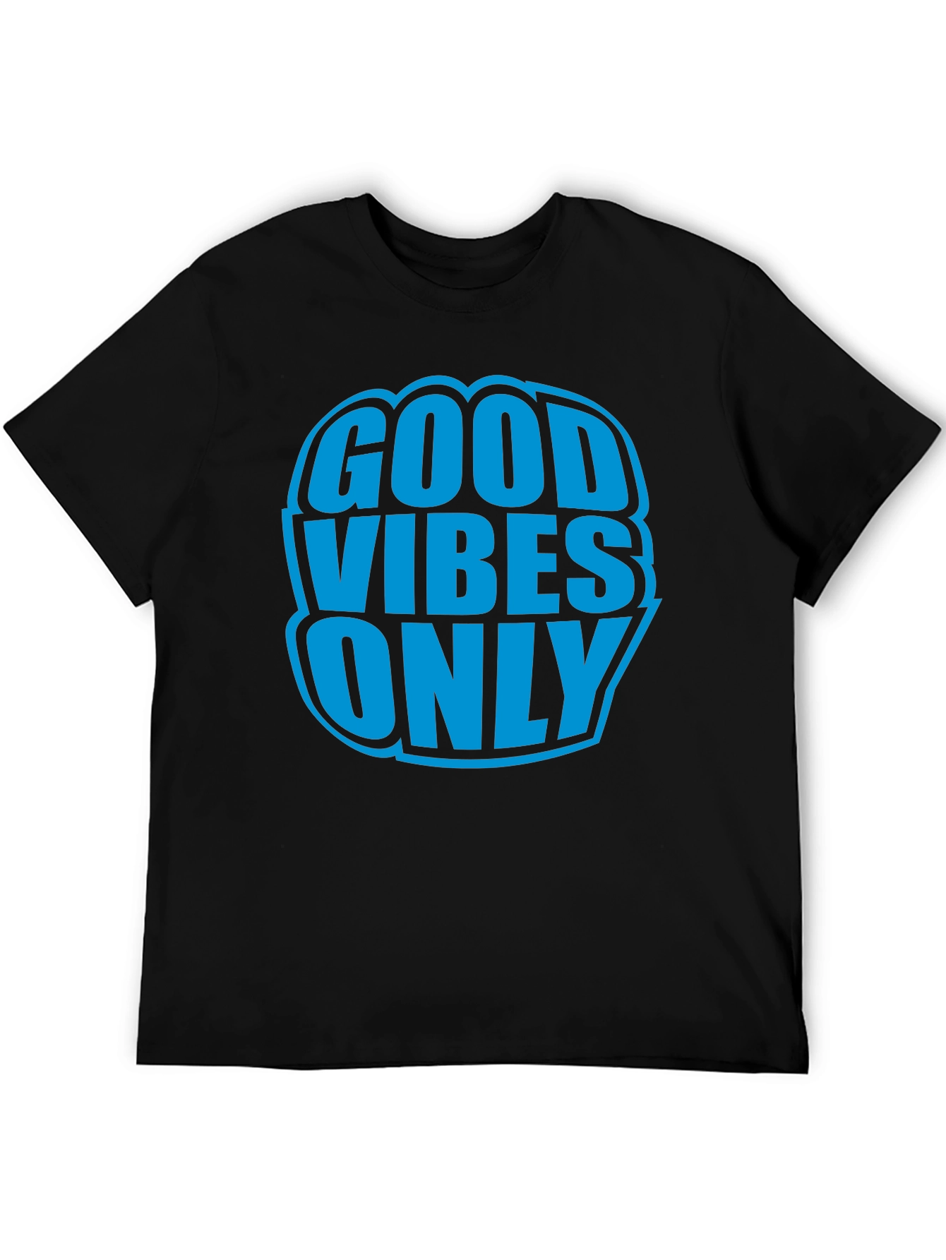 Good Vibes Only Graphic T-Shirt - Black