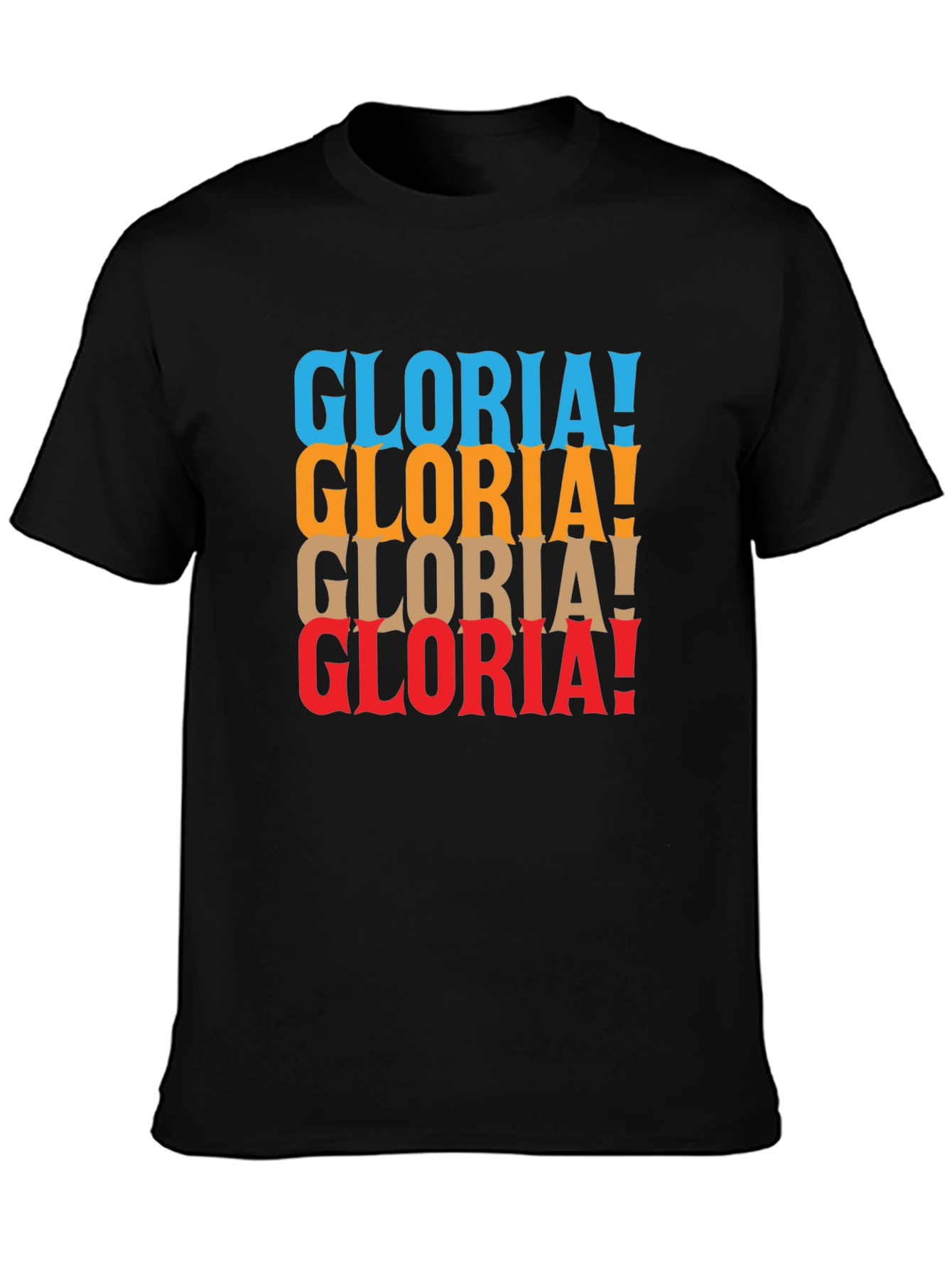 Gloria! Retro Style Mens Graphic T-Shirt