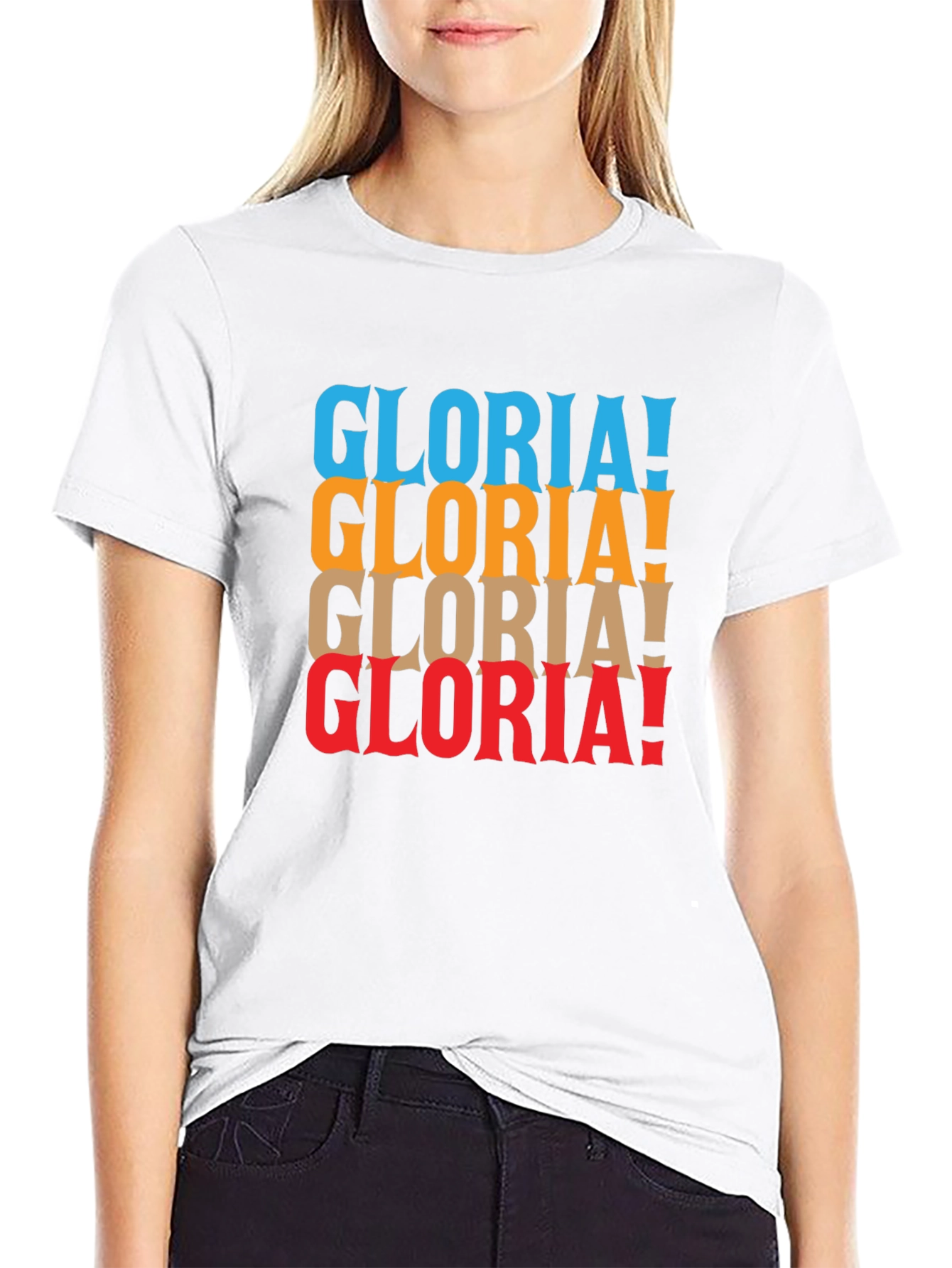 Gloria! Retro Style Mens Graphic T-Shirt