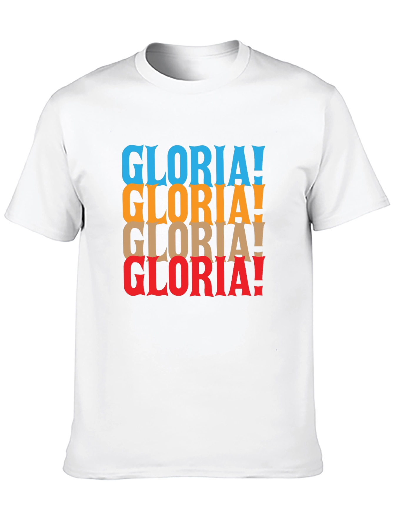 Gloria! Retro Style Mens Graphic T-Shirt