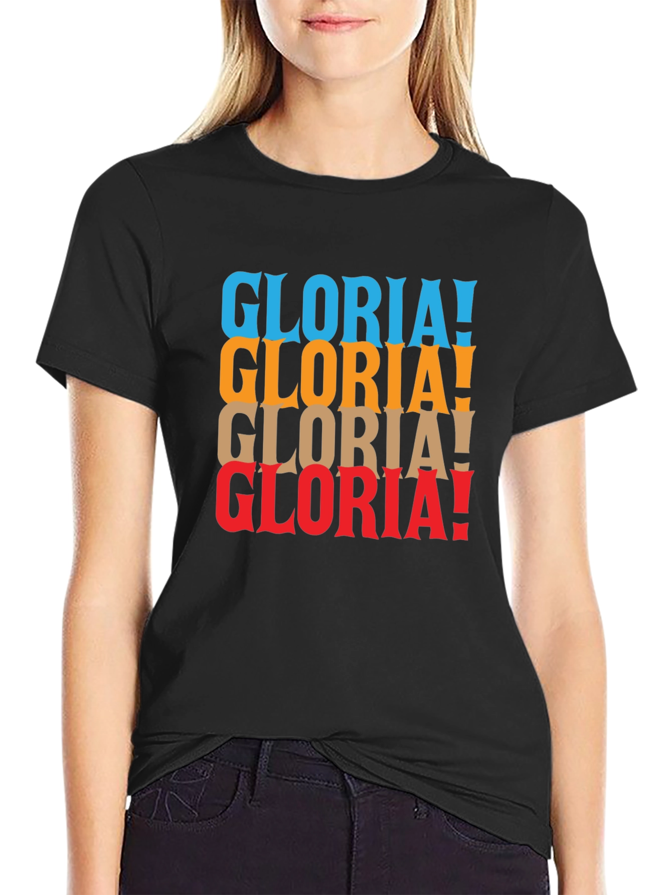 Gloria! Retro Style Mens Graphic T-Shirt