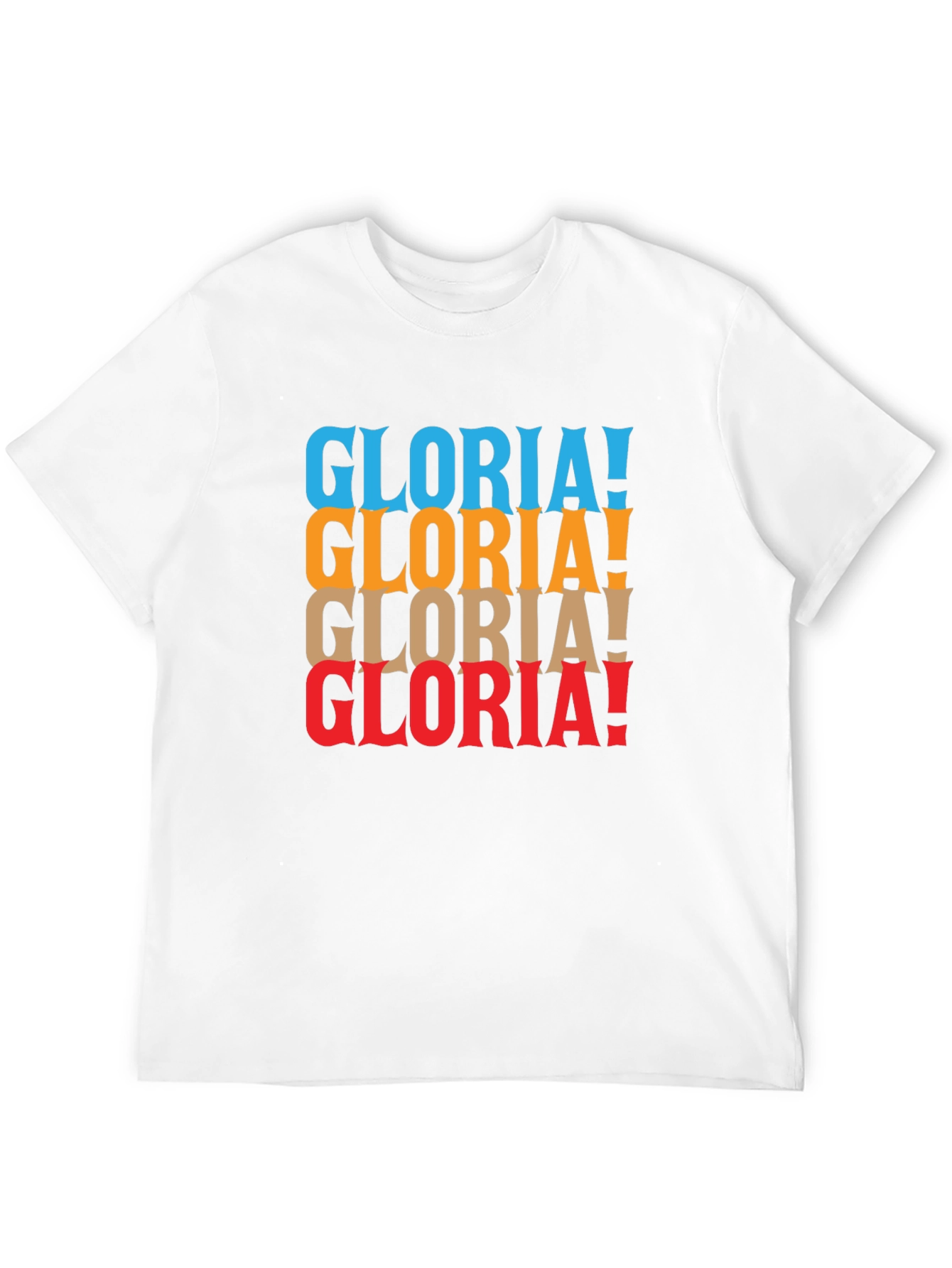 Gloria! Retro Style Mens Graphic T-Shirt