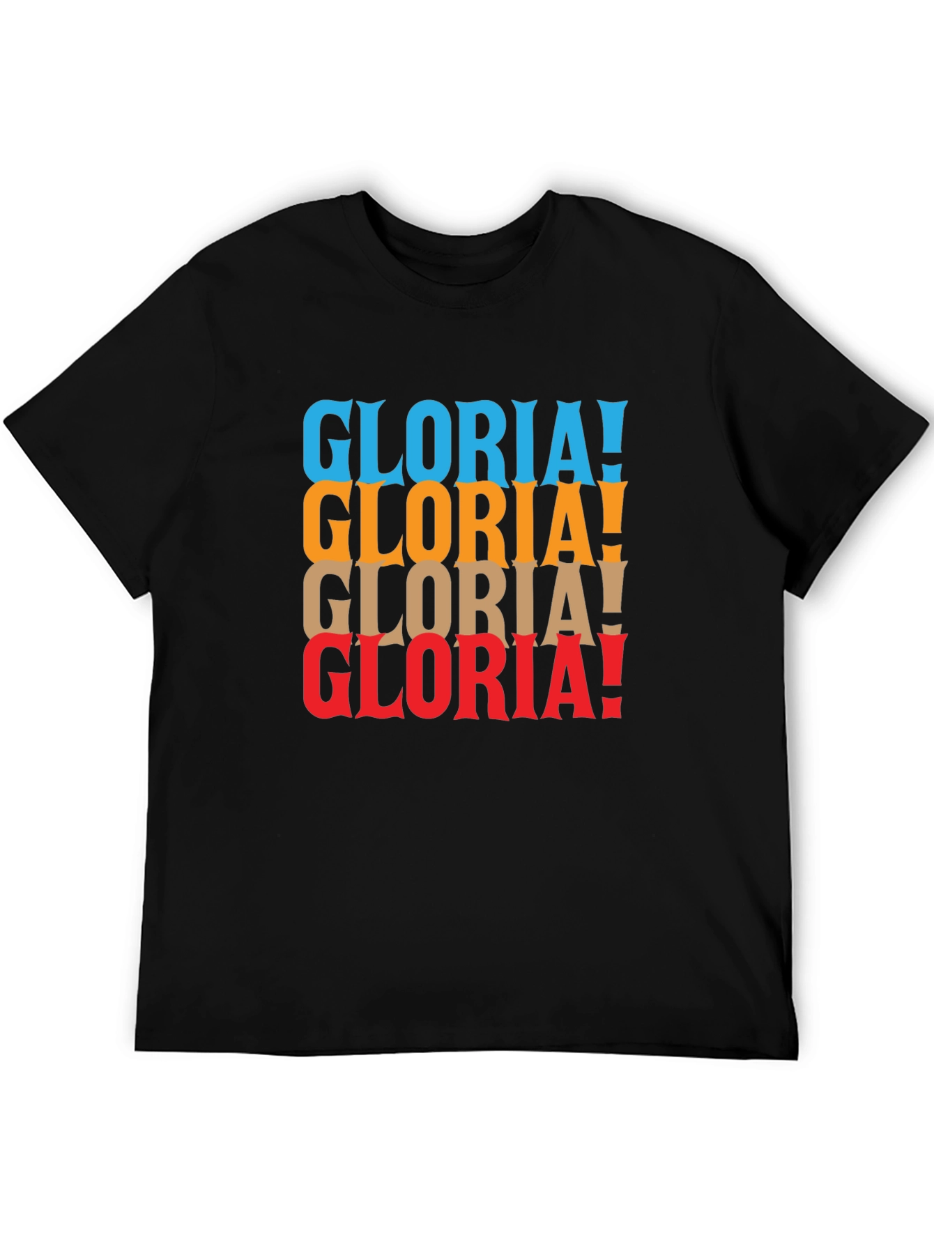 Gloria! Retro Style Mens Graphic T-Shirt