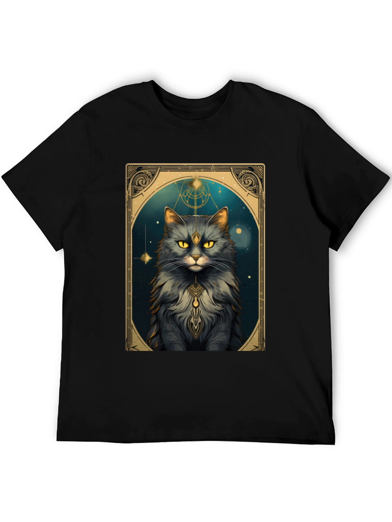 Mystic Cat Tarot T-Shirt - Unisex