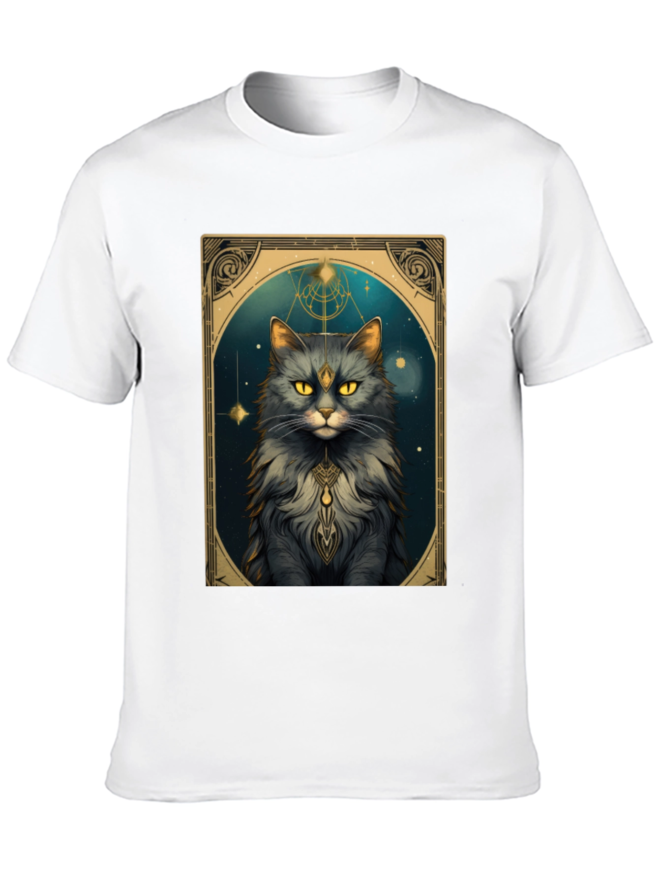 Mystic Cat Tarot T-Shirt - Unisex