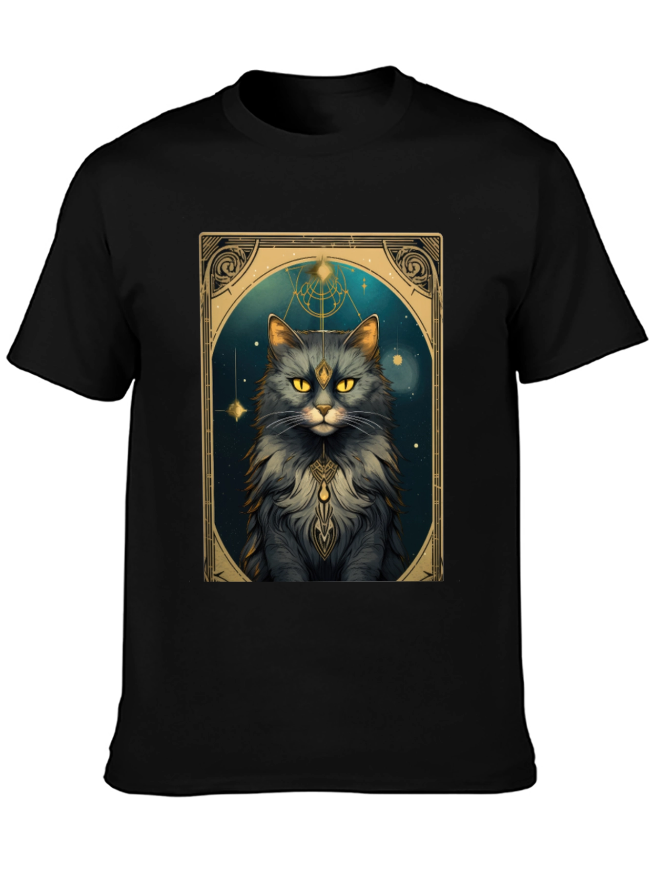 Mystic Cat Tarot T-Shirt - Unisex