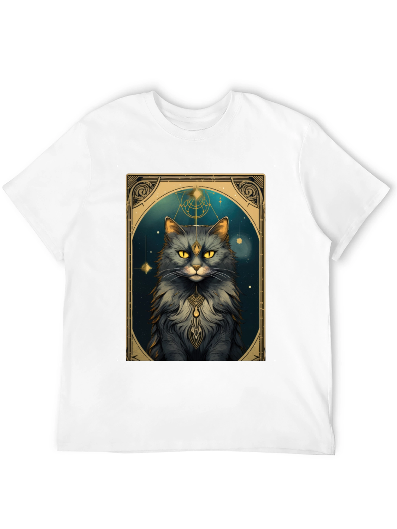 Mystic Cat Tarot T-Shirt - Unisex