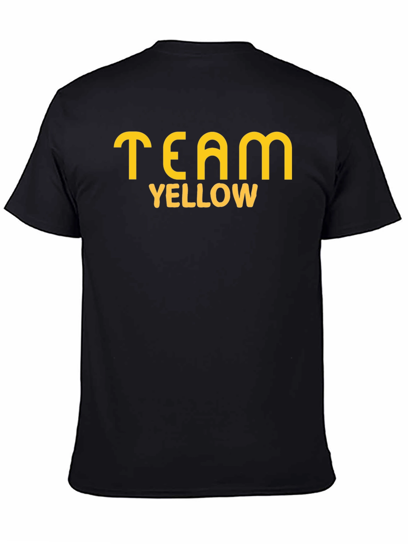 Team Yellow Graphic T-Shirt - Casual Cotton Tee