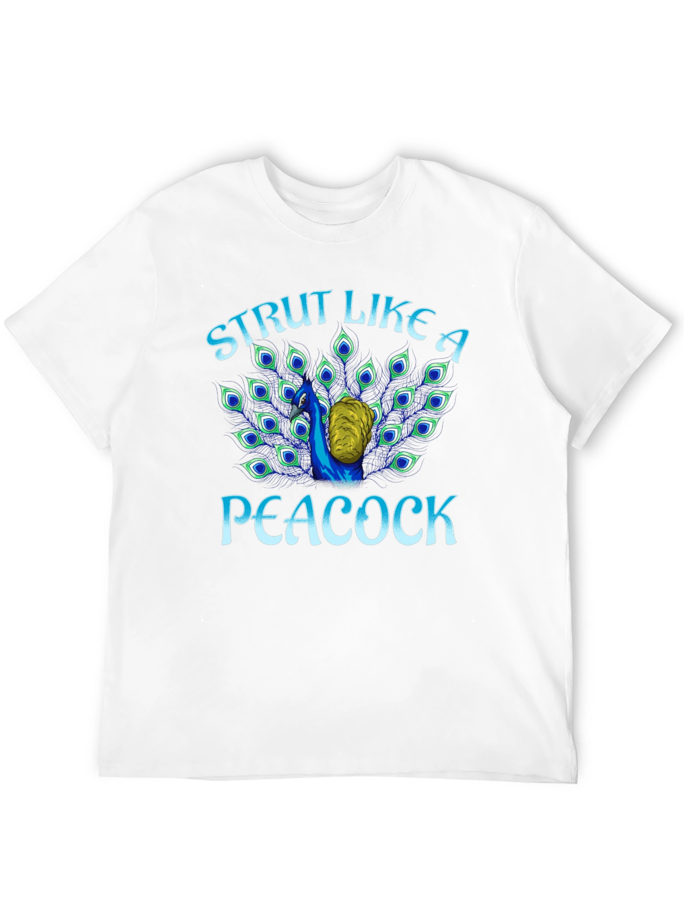 Strut Like A Peacock Graphic Tee
