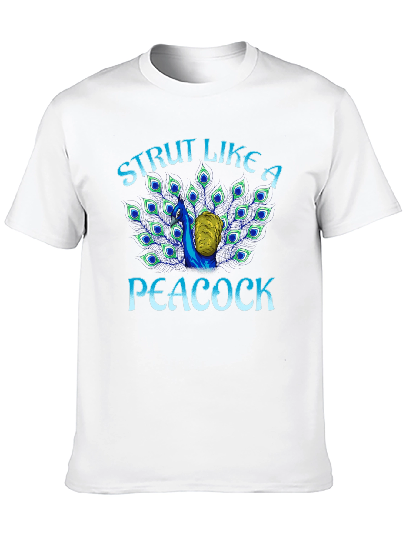 Strut Like A Peacock Graphic Tee
