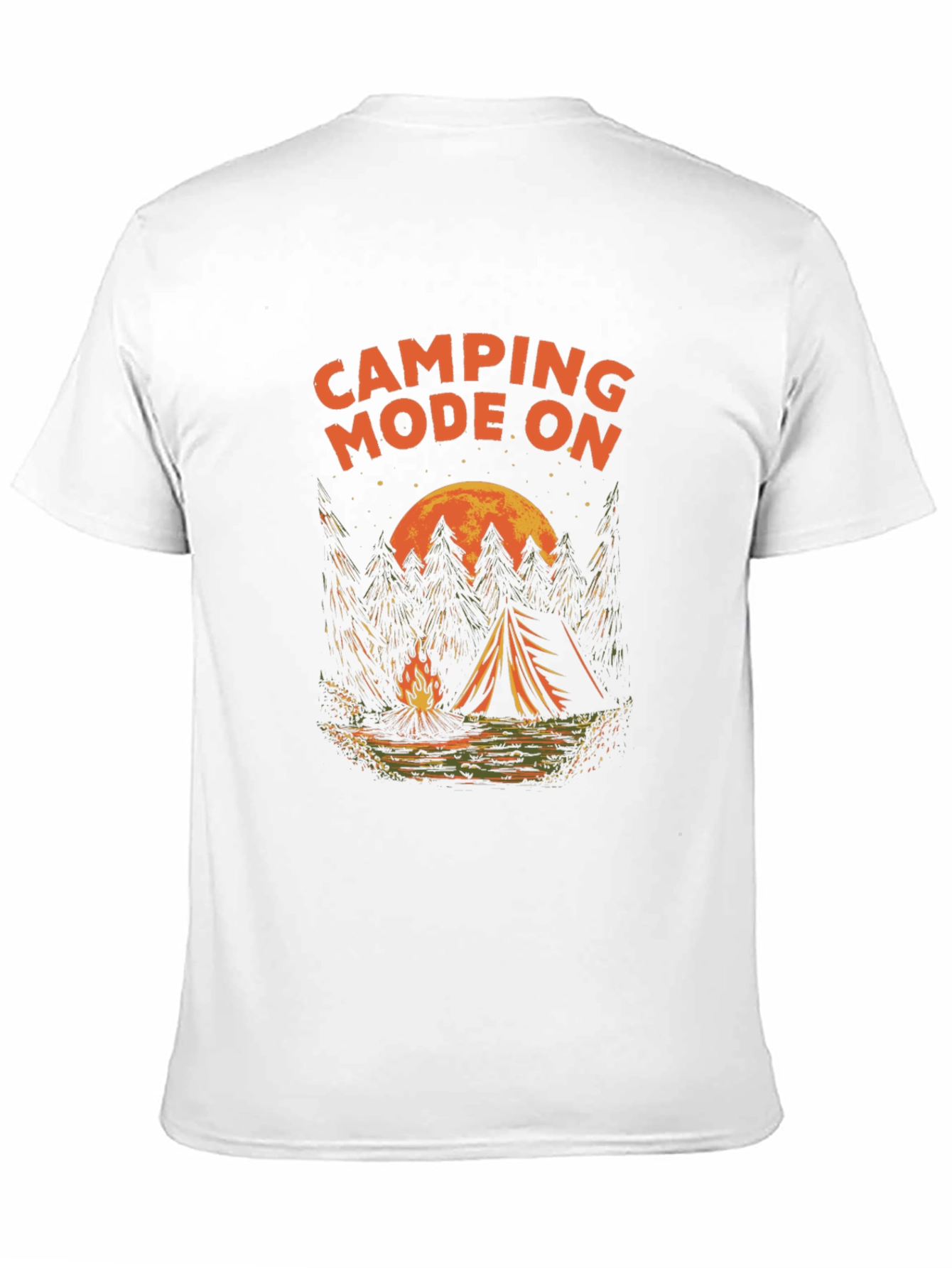 Camping Mode On Graphic T-Shirt