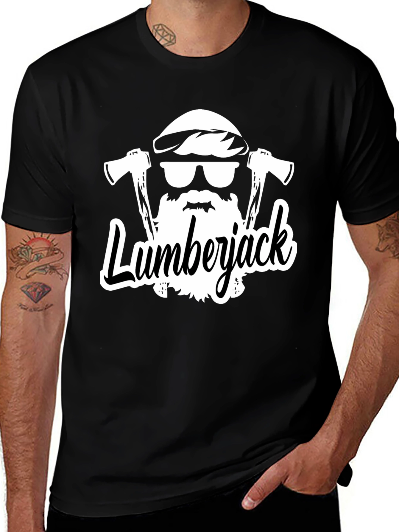 Lumberjack T-Shirt - Cool Graphic Tee