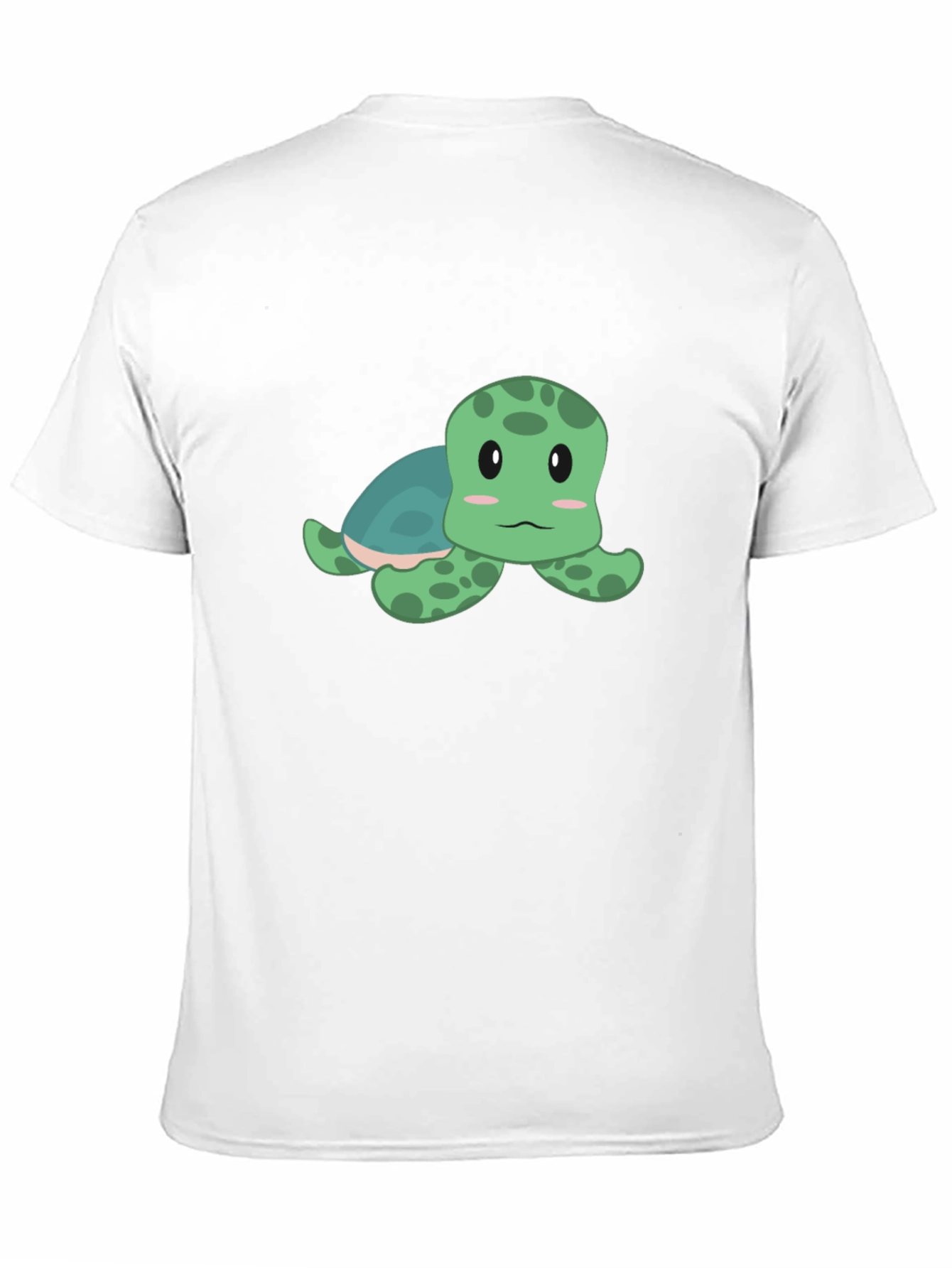 Cute Turtle Graphic T-Shirt - Black Cotton Tee
